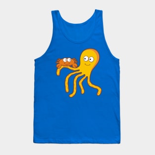 Crab with Octopus Tank Top